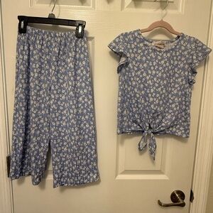 Love Squared Blue and White Kids resort style wear